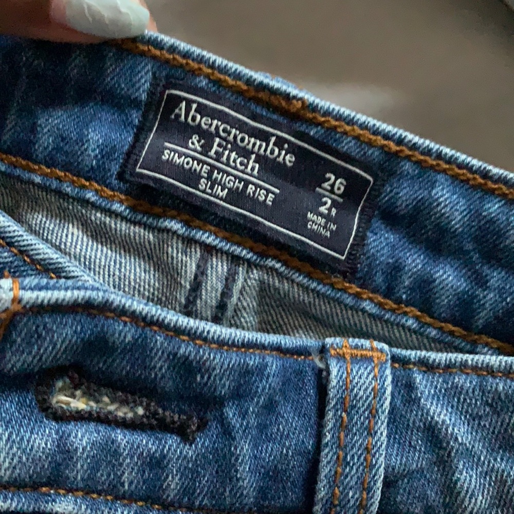 Abercrombie Simone High Rise Slim Jeans